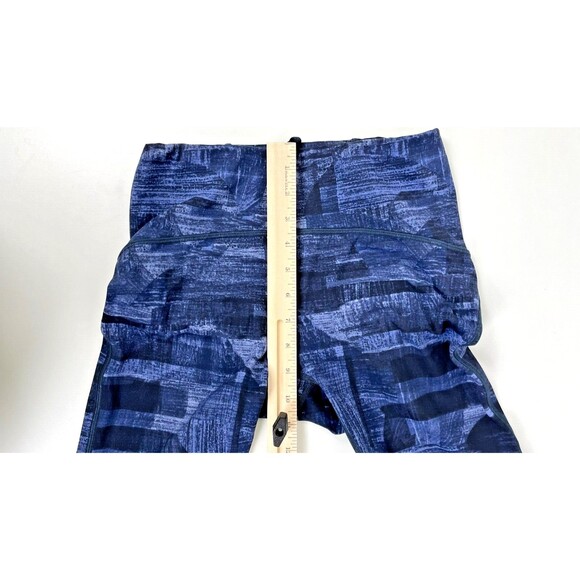 Lululemon Wunder Under High-Rise 25" Cropped Leggings Navy Blue - Women's Size 8 - Picture 9 of 10
